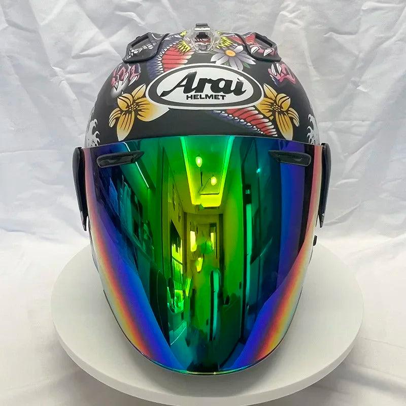 Casque Dragon Oriental Mat - VZ-RAM - 3/4 ouvert pour l'été