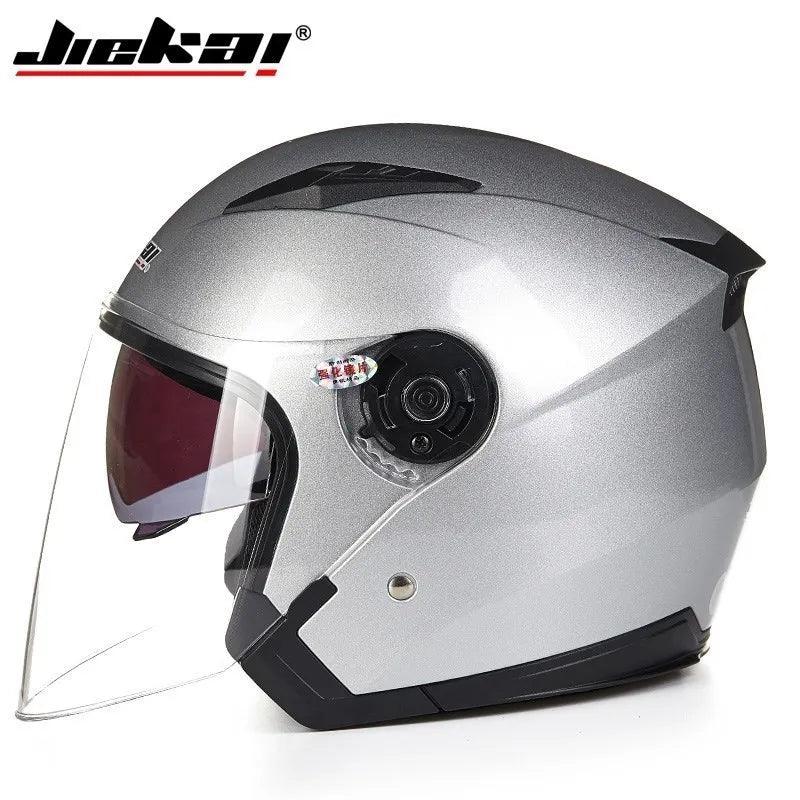 Casque Moto Unisexe 4 Saisons - Double Visière Racing - Multi-couleurs
