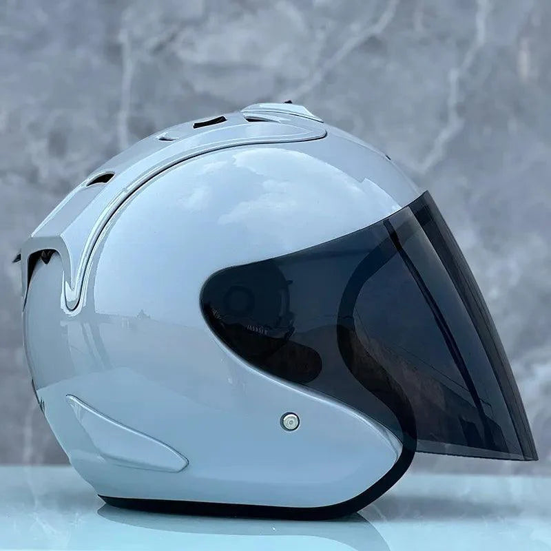 Casque Gris Nardo Semi-Ouvert d'été - SZ-Ram4 - Moto & Scooter