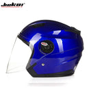 Casque Moto et Vélo Électrique 4 Saisons - Double Visière Racing Demi-Jet