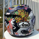 Casque Dragon Oriental Mat - VZ-RAM - 3/4 ouvert pour l'été