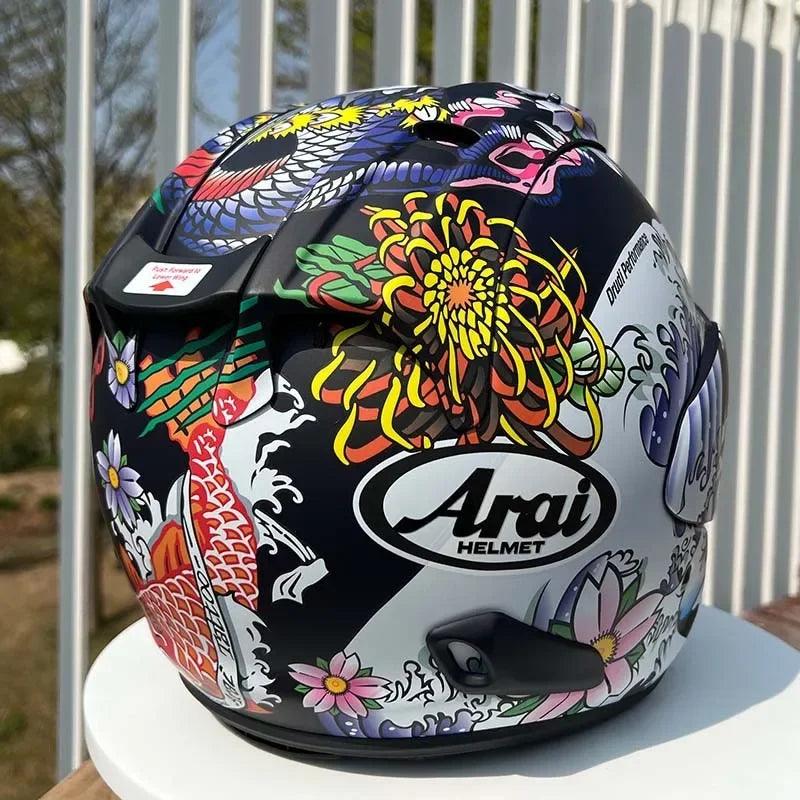 Casque Dragon Oriental Mat - VZ-RAM - 3/4 ouvert pour l'été