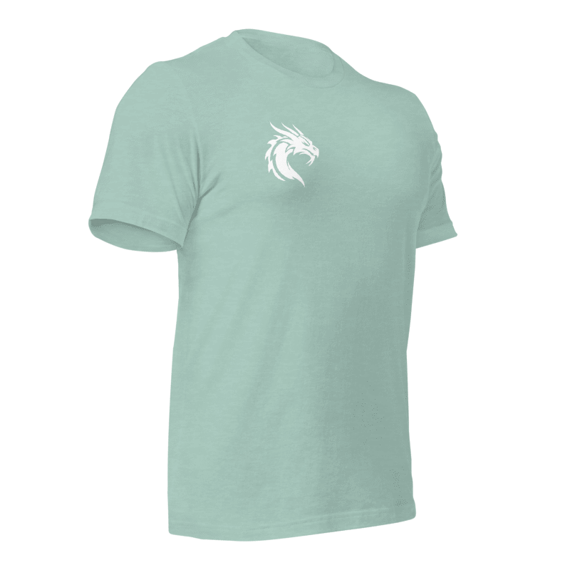 Tee-shirt bleu laire dragon