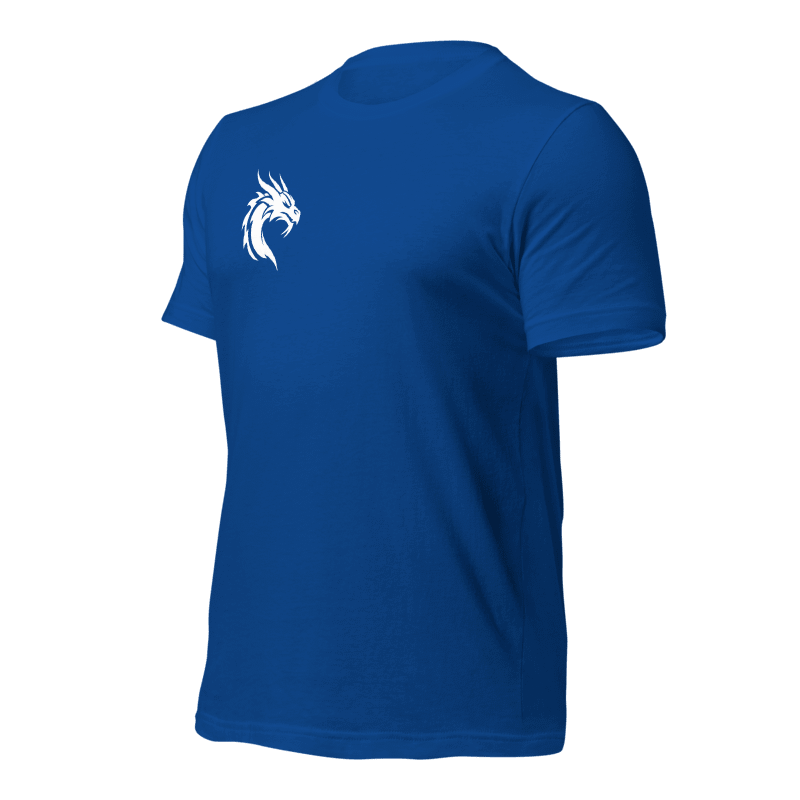 Tee-shirt dragon bleu