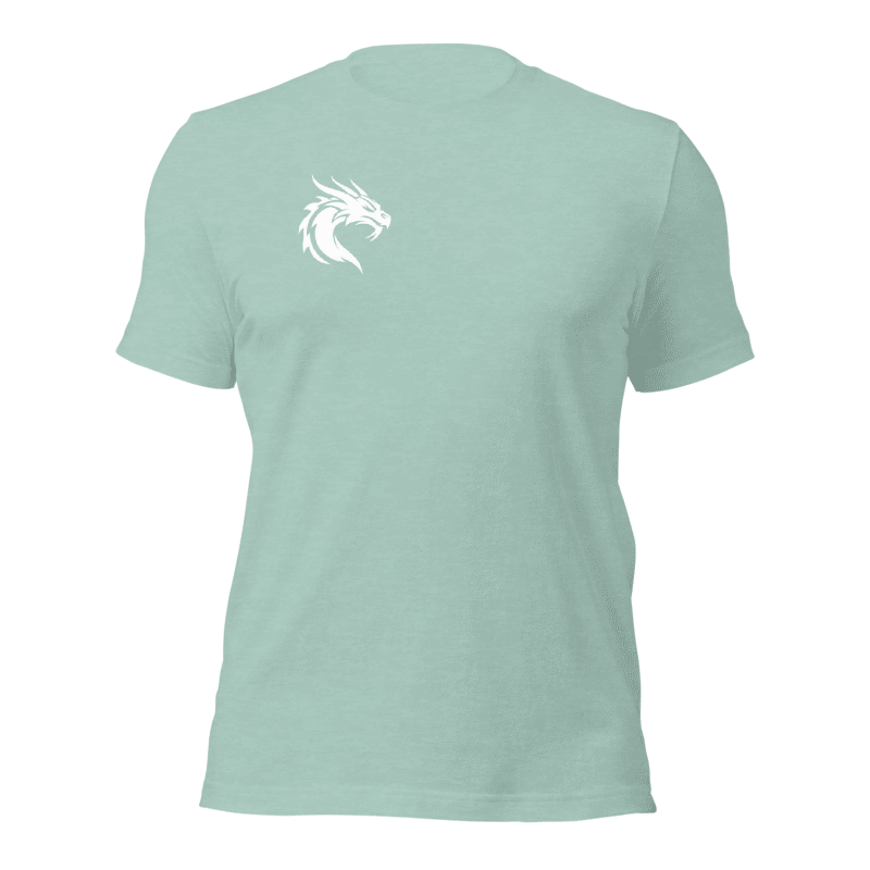 Tee-shirt bleu laire dragon