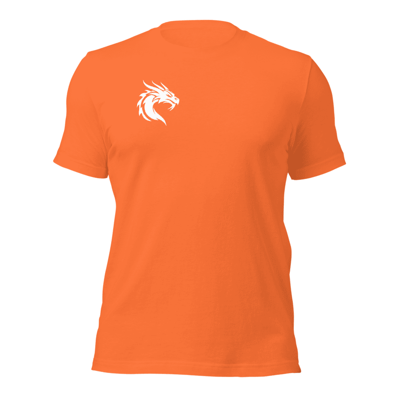Tee-shirt orange dragon
