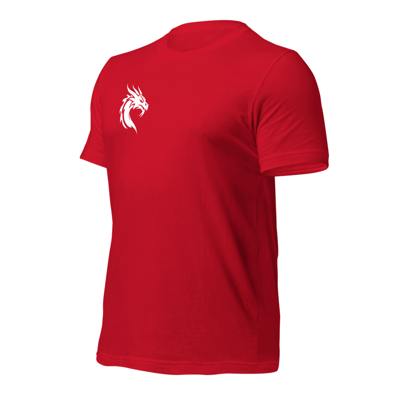 Tee-shirt rouge dragon