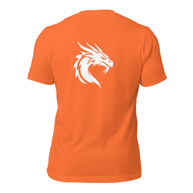 Tee-shirt orange dragon